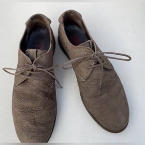 Camper Alicante Brown Suede Oxford Shoe EU 43 Men's US 9 3-Eye Lace-Up